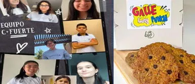 Galle Punch es una galleta hecha con harina de cañihua. Conoce sus propiedades. Alumnos de 4to de secundaria crean galletas nutritivas cero azúcares y con granos andinos