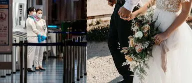 Infectado peruano vino a nuestro país para contraer matrimonio en Piura. COVID-19: Peruano con la Ómicron se casó en Piura y nadie usó mascarillas | VIDEO