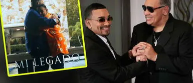 Josimar agradecido con Tito Nieves. Josimar graba junto a Tito Nieves y le dice: “Gracias, maestro”