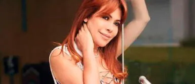 Magaly Medina y outfit diseñador peruano Magaly Medina hace oda a la naturaleza con outfit marino de diseñador peruano que triunfó en París