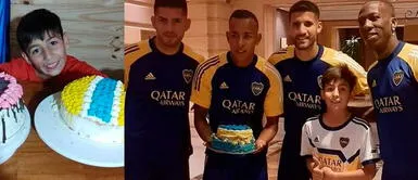 Joaquín Nahuel es hincha de Boca Juniors y vendió tortas para operarse Joaquín Nahuel: niño de 10 años vendió tortas para su operación | VIDEOS