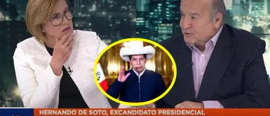 El excandidato presidencial apareció en TV para reafirmar su postura a favor de la vacancia contra Castillo. Hernando de Soto se reafirma contra Castillo: "Respaldo la moción de vacancia de mi partido"