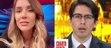 La periodista envió fulminante mensaje contra el dominical por su Juliana Oxenford arremete contra Cuarto Poder por 'audio bomba': “No fue ni chispita mariposa”