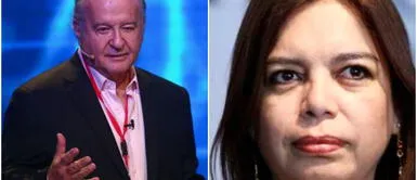 Hernando de Soto le dice a Milagros Leiva que ella hace un periodismo bananero Hernando de Soto a Milagros Leiva: "Haces un periodismo bananero"