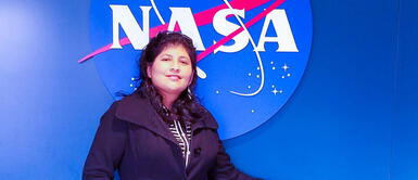 Aracely Quispe es una ingeniera peruana que trabaja para la NASA. Foto: Facebook Aracely Quispe la ingeniera de Perú en la NASA que comandará el lanzamiento del telescopio James Webb