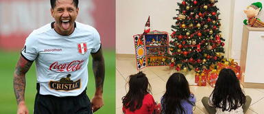 Gianluca Lapadula se pone modo navideño al estilo bien peruano Más peruano que nunca: Gianluca Lapadula espera la Navidad con retablo ayacuchano