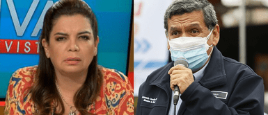 Milagros Leiva y Cevallos Milagros Leiva tilda al ministro Cevallos de ‘cabeza caliente’ por no priorizar el regreso a las aulas