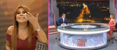 Magaly critica a Sebastián y Tatiana Magaly Medina critica a los conductores de Cuarto Poder: "Son los más desangelados"