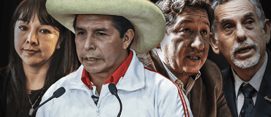 Pedro Castillo, Mirtha Vásquez, Pedro Francke y Guido Bellido habrían desviado fondos públicos para favorecer a sectores de sus intereses, según la Asociación Integridad. Denuncian constitucionalmente a Pedro Castillo, Mirtha Vásquez, Pedro Francke y Guido Bellido
