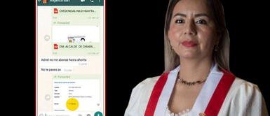 Fujimorista Angélica Barturén Fujimorista Angélica Barturén: “No te olvides de mi tema (plata). ¡Estoy en nada!”