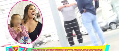 Vigilante de Andrea San Martín revela que vecinos llamaron al serenazgo Vigilante de edificio de Andrea San Martín revela que le grita a su hija