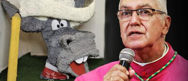 Arzobispo critica uso de piñata alusiva a Pedro Castillo: “Eso no es católico” Arzobispo critica uso de piñata alusiva a Pedro Castillo: "Eso no es católico"