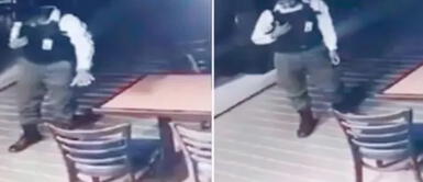 Agente de seguridad fue captado conversando con niña fantasma. Viral: agente de seguridad conversa con niña perdida, pero las cámaras no la registran