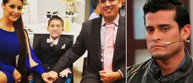 Karla Tarazona le mandó su chiquita a Christian Domínguez por no asistir a graduación de su hijo. Christian Domínguez recibe su 'chiquita' de Karla Tarazona por faltar a la graduación de su hijo