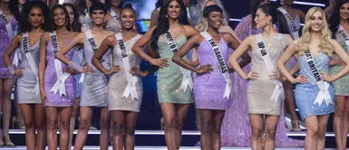 El megaevento del Miss Universo 2021 se lleva a cabo en el estadio Universa Arena, en Israel. Foto: AFP. El megaevento del Miss Universo 2021 se lleva a cabo en el estadio Universa Arena, en Israel. Foto: AFP.