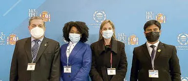 Visita. Bustamante, Alva y Soto participaron de la reunión. Cancillería pidió información sobre encuentro realizado en Madrid entre Alva y diputados españoles