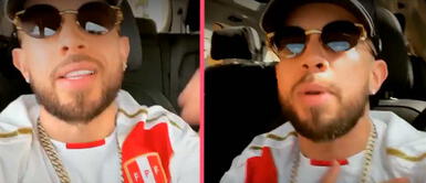 De la Ghetto se gana el corazón de los peruanos tras lucir la camiseta de la selección De la Ghetto luce la camiseta de Perú para promocionar su canción | VIDEO