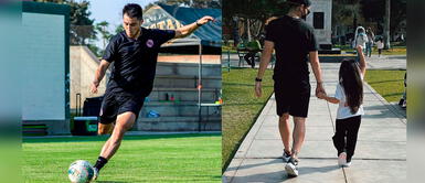 Rodrigo Cuba comparte tiernos momentos al lado de su hija de cuatro años. Rodrigo Cuba quiere disfrazarse de Papá Noel por su hija en Navidad