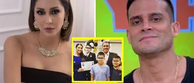 La figura pública se mostró orgullosa de su pequeño hijo. Karla Tarazona celebra a lo grande graduación de su hijo sin la presencia de Christian Domínguez