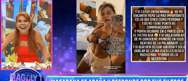 Magaly vuelve a criticar a Macarena Magaly critica a Macarena Vélez por asegurar que no usa filtros en sus fotos