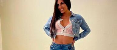 Allison Pastor y vestido blanco Allison Pastor irradia energía con electrizante top de los 70 muy en tendencia