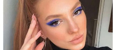 Sombras Azules vuelven con mucha fuerza ¿No sabes cómo aplicar tus sombras para lograr un maquillaje de tendencia para estas fiestas?