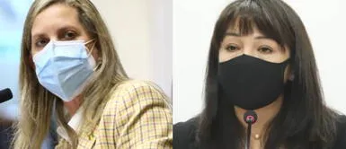 Mirtha Vásquez informó que el embajador de Perú en España, Eduardo Pérez del Solar, ya está en Lima dando su versión sobre las declaraciones de María del Carmen Alva. Foto: composición/Congreso/PCM Vásquez advirtió que Gobierno espera tener a la brevedad informe sobre visita de Alva en España