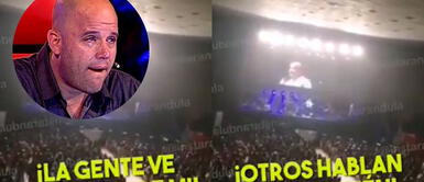 Cantautor peruano llora en pleno concierto por duras críticas que recibió en los últimos años. Gian Marco lloró en concierto por duras críticas: “Es muy difícil estar acá parado”