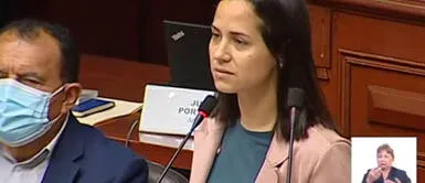 Sigrid Bazán afirma que siente 'vergüenza' por el Congreso (Foto: Congreso) Sigrid Bazán en Pleno del Congreso: "me avergüenza este circo en que nos hemos convertido"