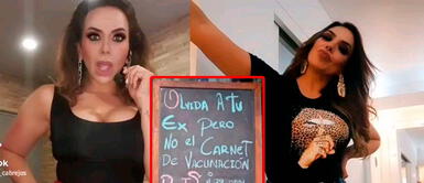 La conductora de televisión pide a sus seguidores vacunarse contra el coronavirus Mónica Cabrejos: "Olvida a tu ex, pero no el carné de vacunación" | FOTO