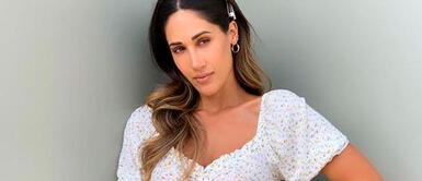 Tepha Loza y outfit total white Tepha Loza confirma la vuelta del broderie en armoniosa y sensual blusa romántica