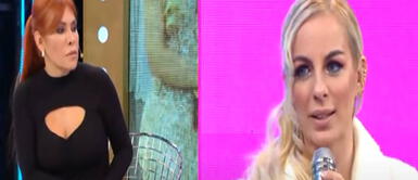 Magaly Medina no puede creer que Dalia Durán defienda a su esposo John Kelvin, su propio agresor , y además, pida su libertad. Magaly se indigna con Dalia Durán tras defender a John Kelvin para que salga de prisión: “Él la abolló y agarró a golpes"