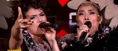 La cantante deslumbró en su primera presentación en la final del programa. Ruby Palomino hizo llorar tras cantar con su mamá en El artista del año: "Fueron brillantes. Gracias"