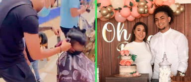 Samahara Lobatón y su pareja Youna llevaron regalos a niños de Ventanilla Samahara Lobatón llevó regalos a niños de Ventanilla y su pareja Youna les cortó el cabello