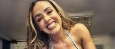 Dorita Orbegoso Dorita Orbegoso luce más sensual que nunca imponiendo la tendencia del bikini con aro invertido