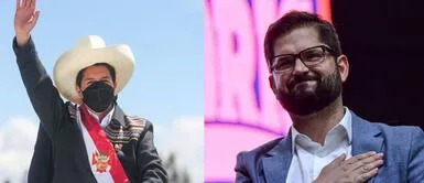 Gabriel Boric se impuso por más de diez puntos sobre el líder conservador. Pedro Castillo saluda triunfo de Gabriel Boric en las elecciones presidenciales de Chile