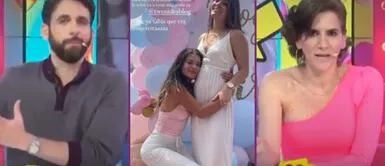 Rodrigo y Gigi critican a Flavia Rodrigo y Gigi critican a Flavia Laos por ir a revelación de sexo de la hermana de Patricio