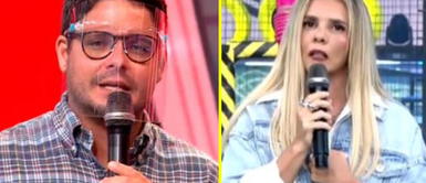 El conductor se enfrentó a Johanna San Miguel. Gian Piero encaró EN VIVO a Johanna por Combate: "Sin nosotros ustedes no existirían"