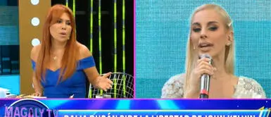 Magaly Medina critica a Dalia en vivo Magaly Medina indignada con Dalia Durán por defender a John Kelvin