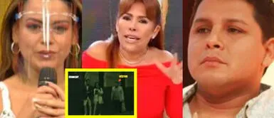 La presentadora de TV se pronunció fuerte contra Néstor. Magaly contra Néstor tras ampay: "Él debería quedarse esperando en casa a que llegue de trabajar su esposa"