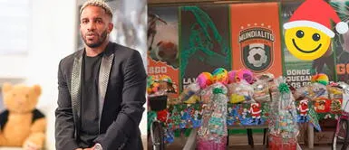 Jefferson Farfán pide que no dejemos de ayudar a nuestros niños y niñas. Jefferson Farfán sorprendió a infantes tras recordar su Navidad: "Siempre tenía la ilusión de un regalo"