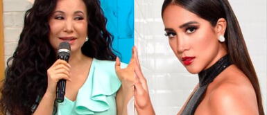 La conductora sorprendió con su comentario en vivo sobre la modelo. Janet ataca a Melissa Paredes y le dice que se la llevó fácil en América Hoy: “Venía dos veces por semana”