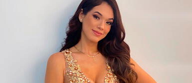 Jazmín Pinedo y traje de baño Jazmín Pinedo recibe el inicio del verano con un traje de baño de estampado de cebra