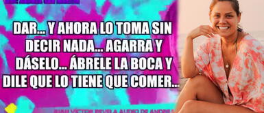 Aparecen nuevos audios de Andrea San Martín Juan Víctor Sánchez revela nuevo audio de Andrea San Martín: "Ábrele la boca y dale de comer"