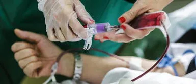 La donación de sangre es importante para salvar vidas. Foto: EFE Donación: Proyecto plantea que DNI registre el tipo de sangre para ahorrar tiempo en emergencias
