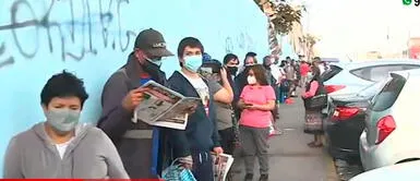 Las colas alcanzarían las nueve cuadras en toda la avenida Angélica Gamarra. Inmensas colas para recoger pavo a vísperas de Navidad: se extiende hasta por siete cuadras