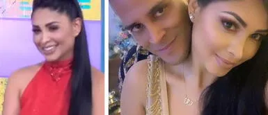 Pamela Franco y Christian Domínguez tienen una relación de más de dos años y son padres de una niña. Foto: captura Amor y Fuego Pamela Franco no pone las manos al fuego por Christian Domínguez: “yo confío en mí”