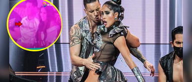 Melissa Paredes le cantó “Amor Prohibido” al bailarín activador Melissa Paredes le cantó “Amor Prohibido” al bailarín Anthony Aranda