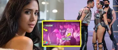 La modelo y el bailarín se lucen contentos. Melissa le cantó “Amor prohibido” a Anthony y él le baila en show de Yahaira Plasencia
