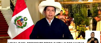 Pedro Castillo deseo felices fiestas a través de un mensaje de la Nación. Castillo dio mensaje por Navidad: “Que esta noche reine la paz y tranquilidad en todos los hogares”